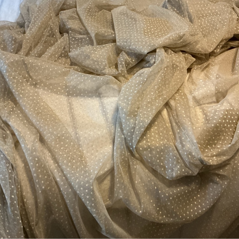 California King Sheer Shimmery Bed Cover